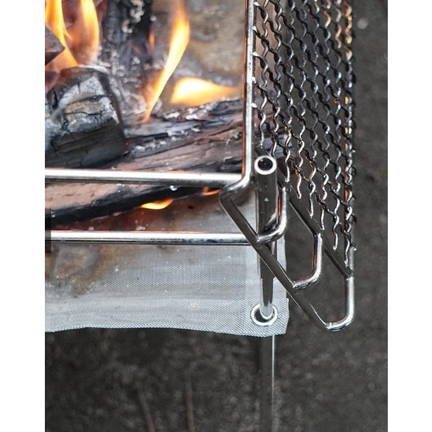 Vỉ nướng Inox Campingmoon MTG-JS cho bếp củi SOLO-202