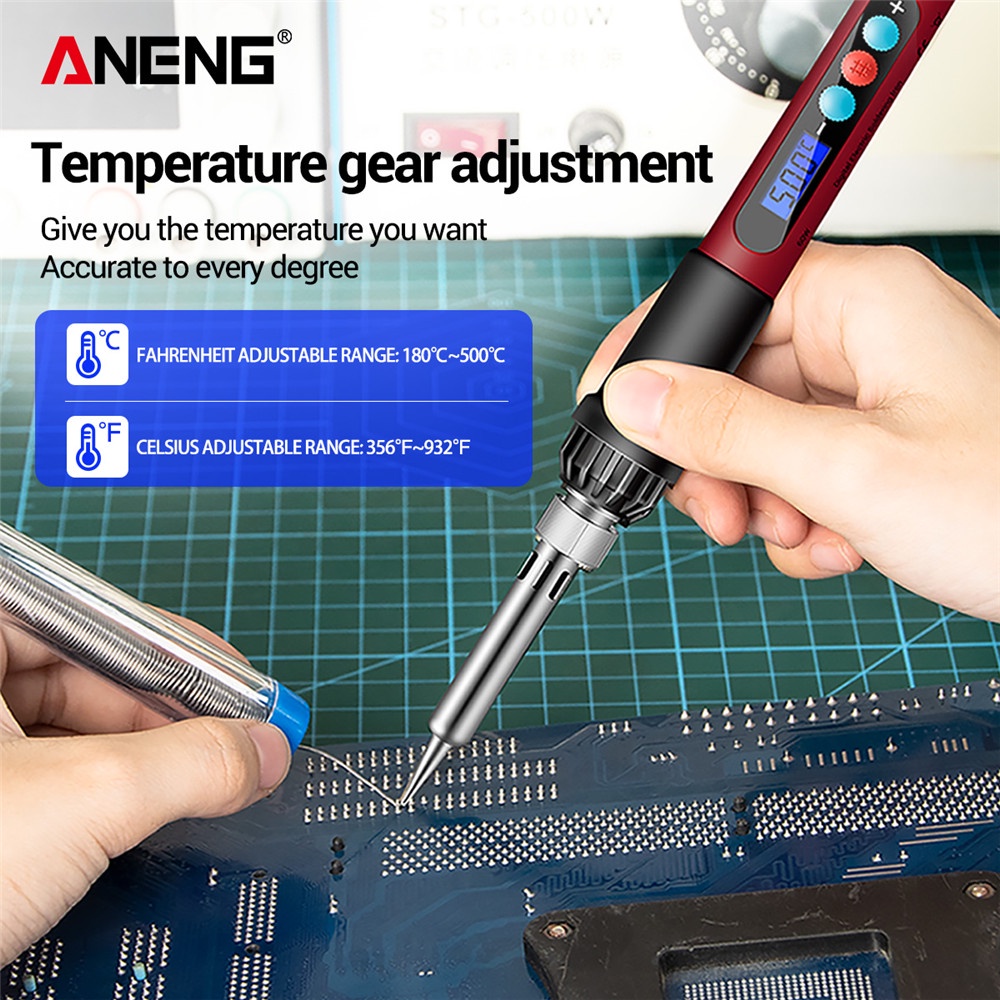 Mỏ Hàn Điện Có Màn Hình Hiển Thị Nhiệt Độ ANENG SL103