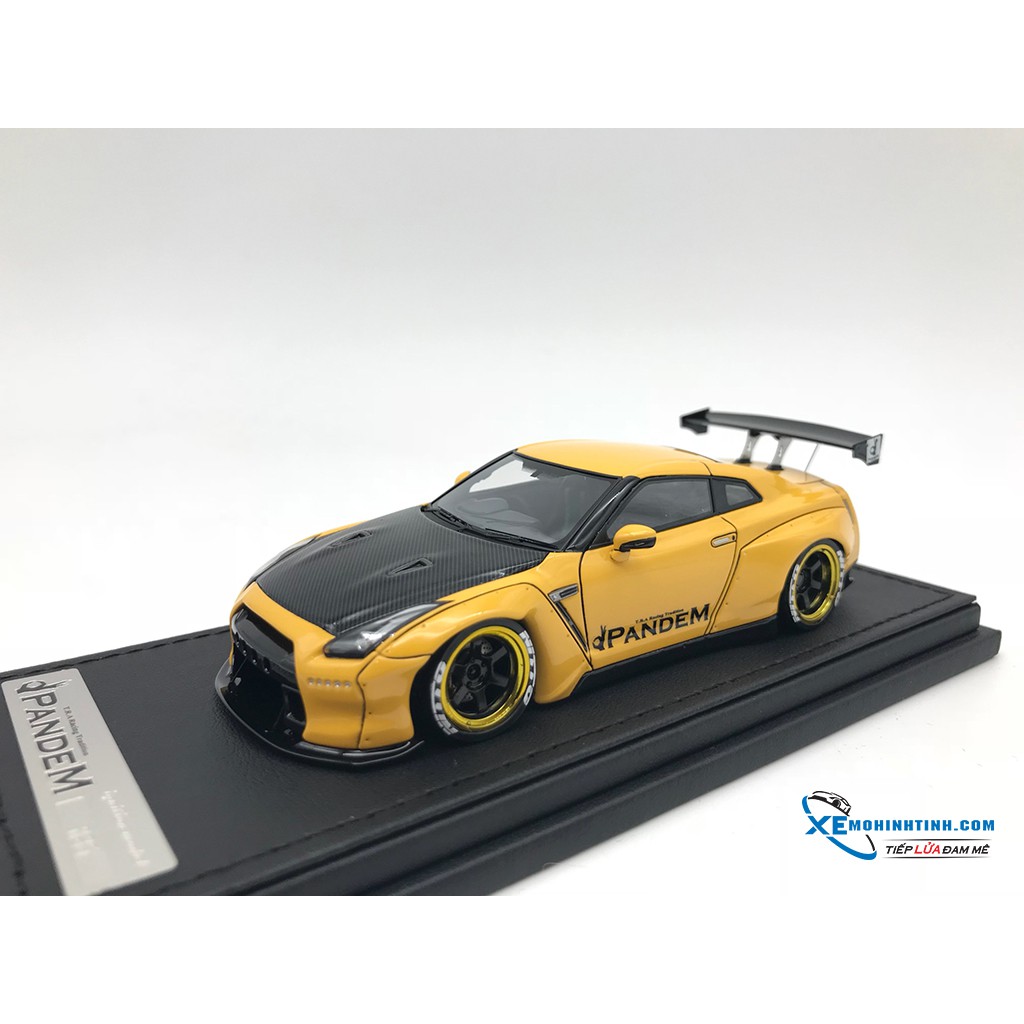 Mô Hình : Nissan GTR-R35 PanDem Iginition Model 1:43 (Vàng)