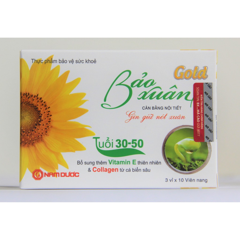 Date 2026 - Bảo Xuân Gold  - Cân bằng nội tiết, gìn giữ nét xuân - CHÍNH HÃNG