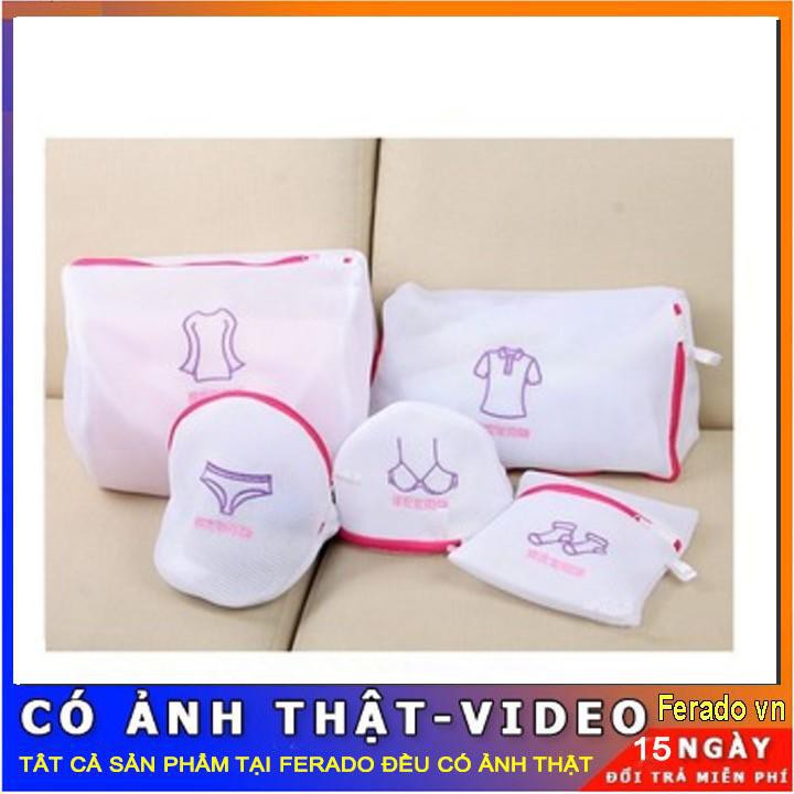 SET 5 TÚI LƯỚI GIẶT ĐỒ ĐỦ SIZE GIÁ XƯỞNG