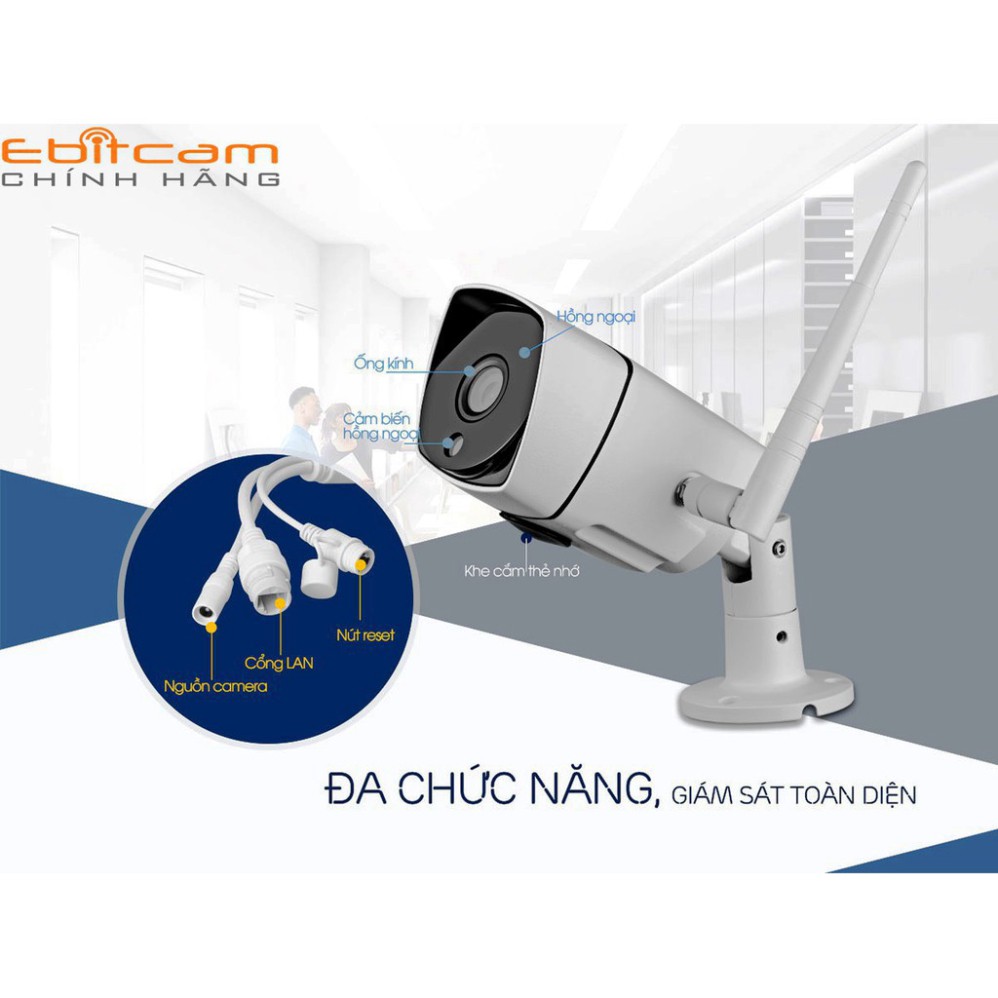 Camera ngoài trời ebitcam EBO1 – dùng wifi chất lượng HD720p .