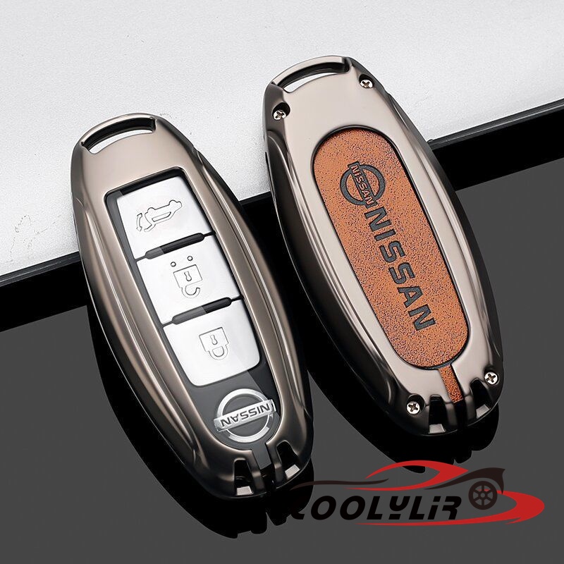 Vỏ Bọc Chìa Khóa Xe Hơi Nissan Navara & X-Trail Bằng Hợp Kim Kẽm Kèm Móc Khóa