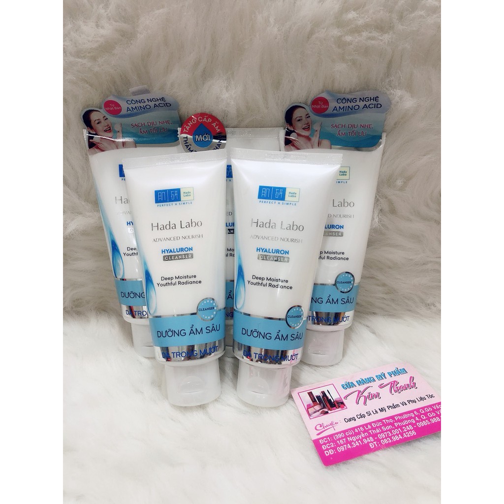 Kem Rửa Mặt Dưỡng Ẩm Tối Ưu Hada Labo Advanced Nourish Hyaluron Cleanser | BigBuy360 - bigbuy360.vn