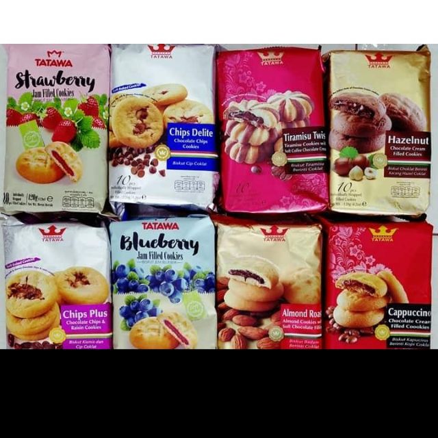 GIÁ SỈ 1 thùng 24 gói bánh Tatawa nhập khẩu Malaysia