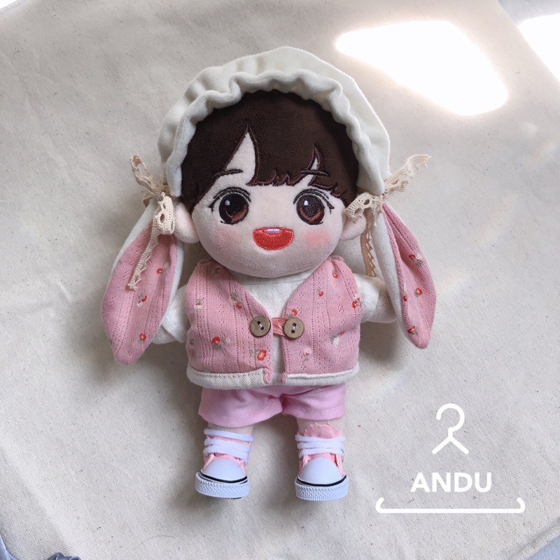 Set Chery , Set Miu Miu, Set  Little Bunny , outfit quần áo cho doll 15-20cm-idv