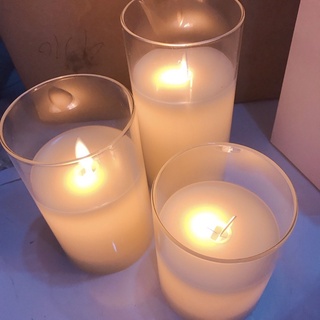 Nến Điện Tử Bộ 3 cốc