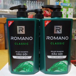 Dầu gội, sữa tắm  romano classic 650ml/1 chai
