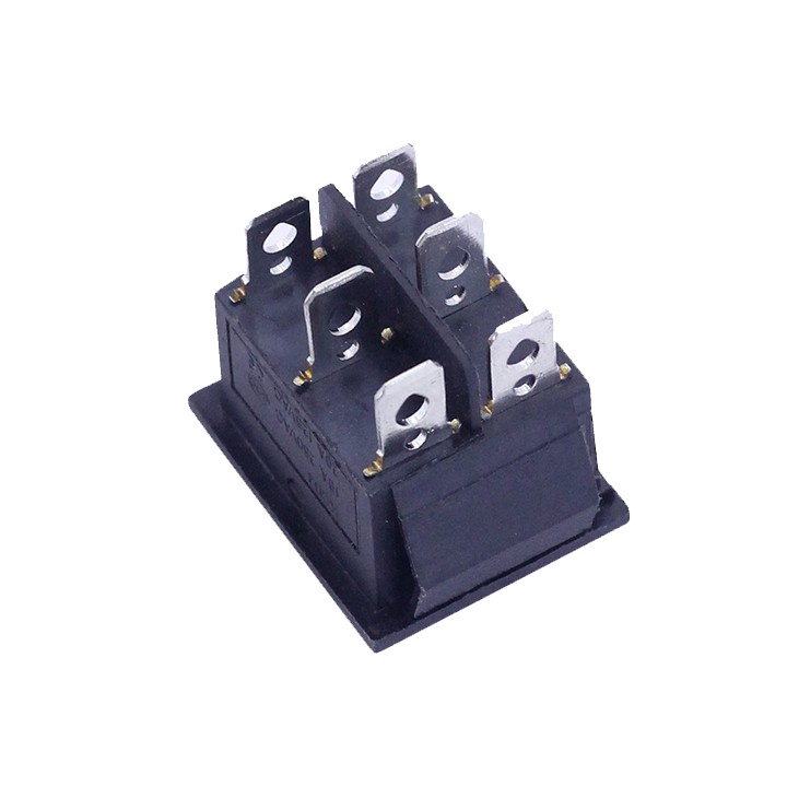Công Tắc Bập Bênh Ấn 3 Chế Độ loại 250V AC-16A 6P Bền Đẹp