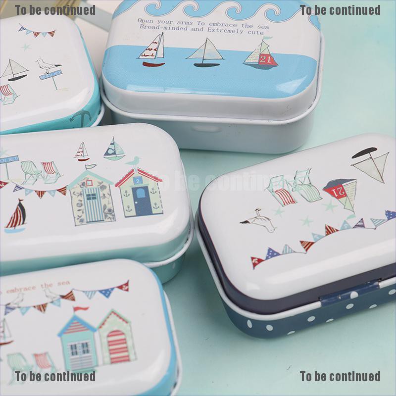 Bộ 3 Hộp Thiếc Mini Đựng Đồ Tiện Dụng