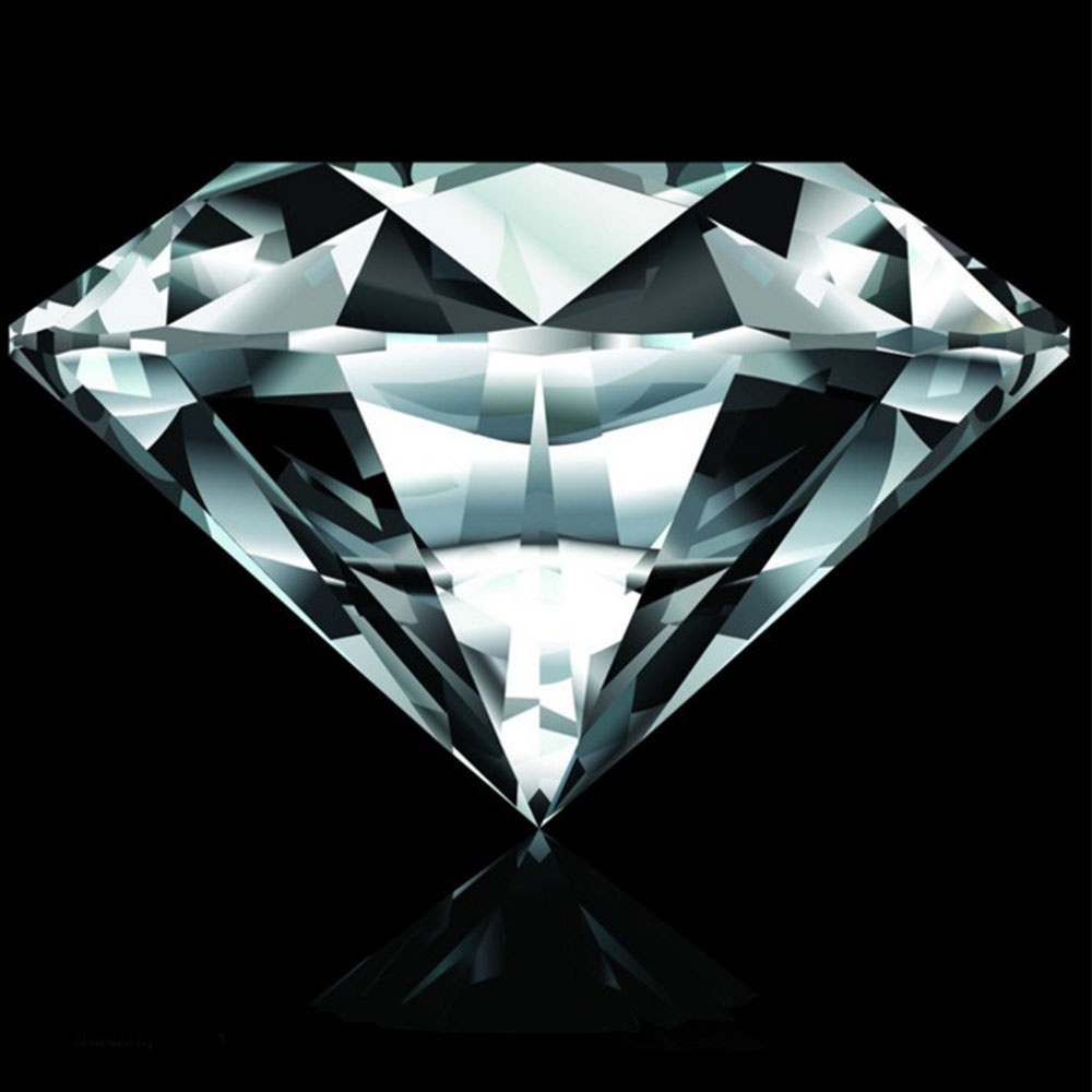 Đồ chặn giấy hình viên kim cương bằng thủy tinh trong suốt 40mm chất lượng cao dùng trang trí nội thất