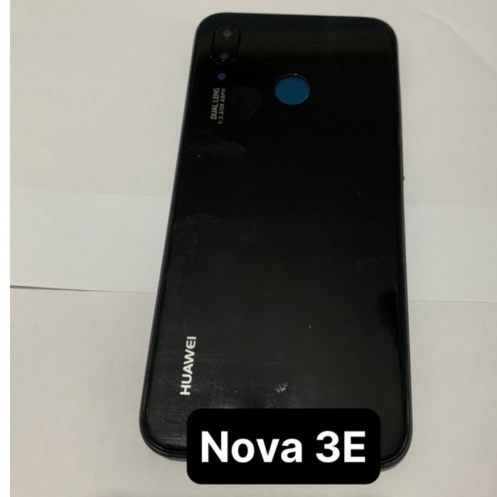 Bộ vỏ điện thoại full zin Huawei Nova 3E - bộ gồm lưng, sường, phím bấm, kính camera