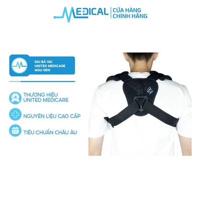 Đai bả vai, xương đòn UNITED MEDICARE C04 màu đen - MEDICAL