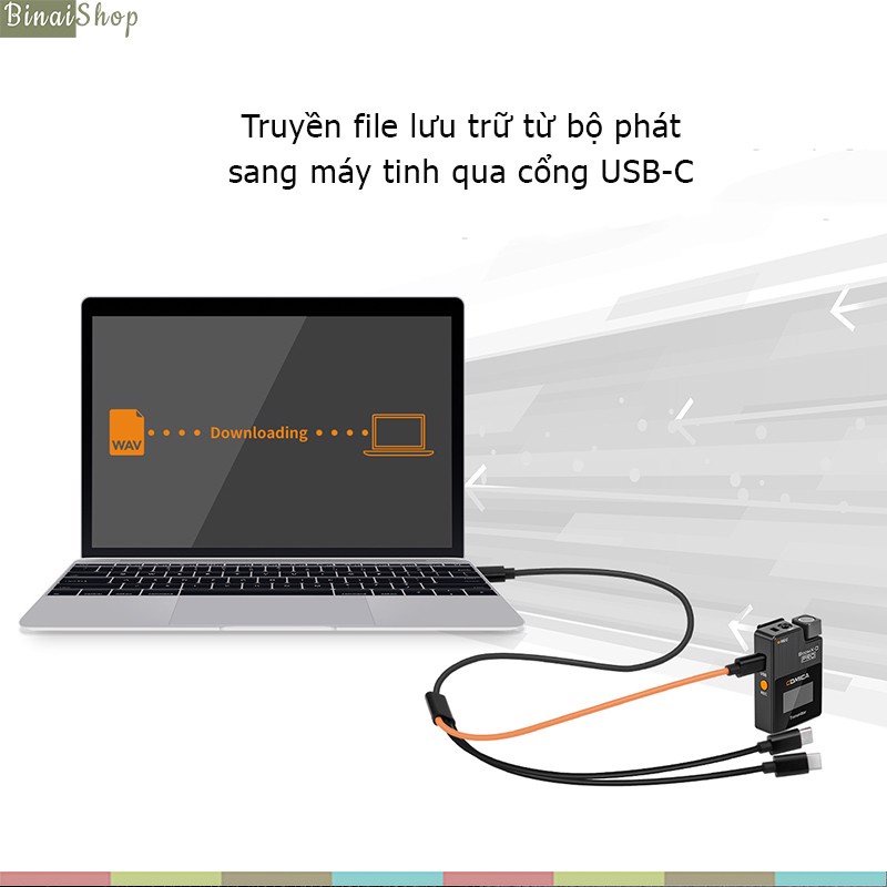 Comica BoomX-D Pro D1 / Pro D2 - Micro Không Dây 2.4G, Bộ Nhớ Trong 8GB, Phạm Vi 100m Cho Máy Ảnh, Điện Thoại, Laptop