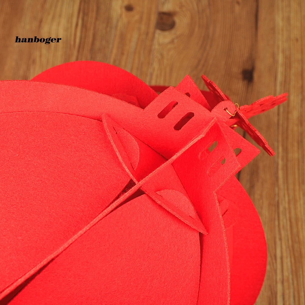 HBG_Happy New Year Chinese Red Lucky Lantern Hanging Spring Festival Home Decoration