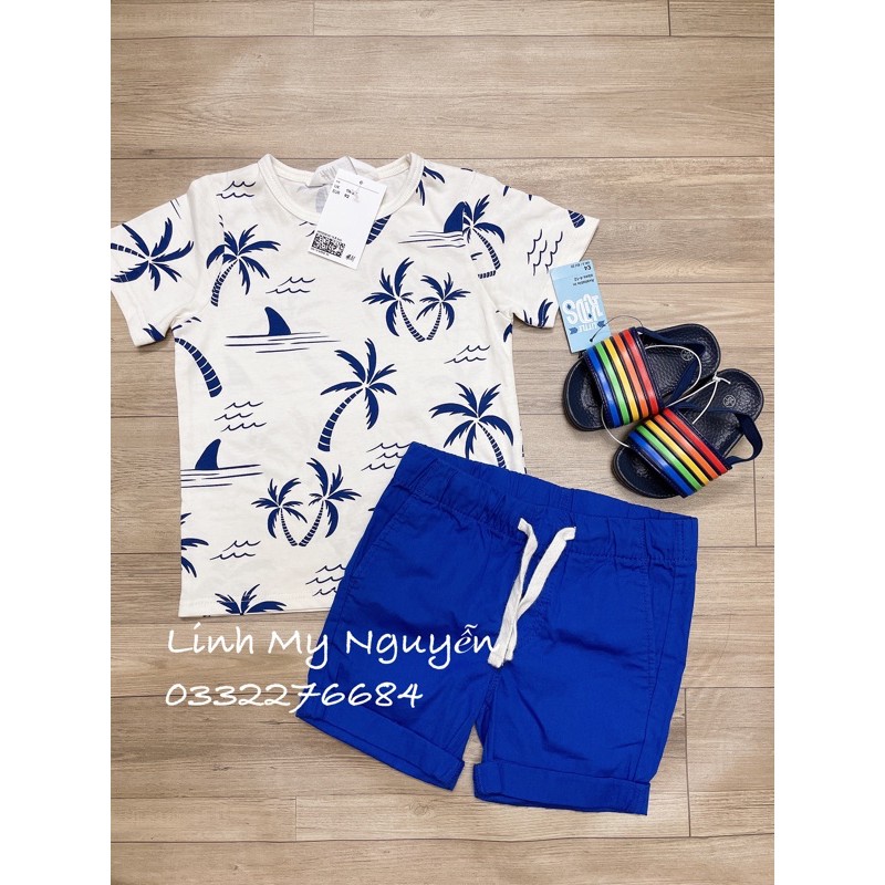 set bộ cây dừa h&m bé trai