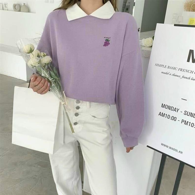 áo khoác len nữ in chữ Always unisex, chất nỉ dày dặn trẻ trung dành cho nam nữ SUMMER SWEATER