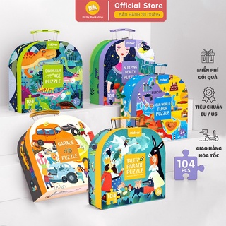 Bộ đồ chơi xếp hình Mideer Vali Gift Box Puzzle 100-104 chi tiết cho bé từ 3+