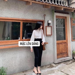 Quần Baggy vải cho chị e 40-60kg