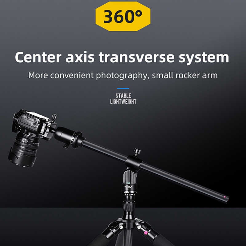 Thanh ngang tripod DMAX 100 - Hỗ trợ chụp ảnh quay phim từ trên xuống cho tripod