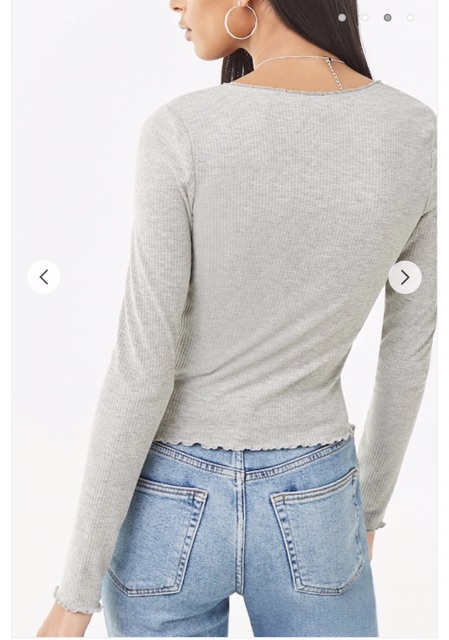 Áo thun dài tay cúp ngực F21 | BigBuy360 - bigbuy360.vn