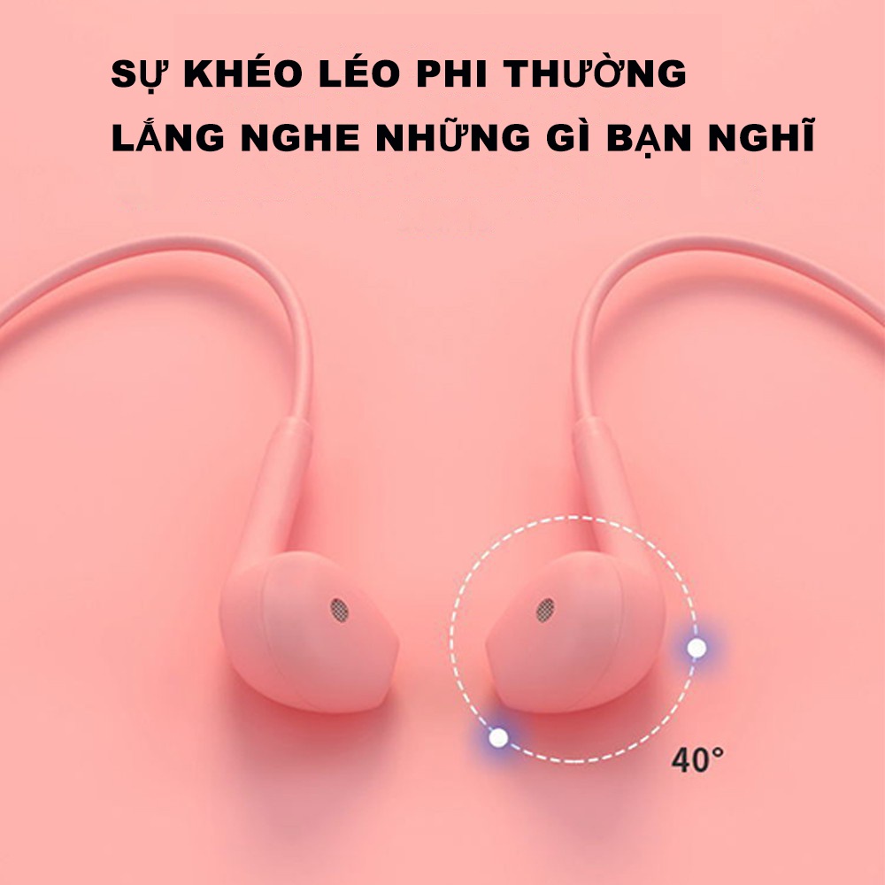 Tai nghe nhét tai EVEBOT có dây giắc cắm 3.5mm âm thanh hifi màu tùy chọn cho máy tính xách tay máy tính bảng điện thoại