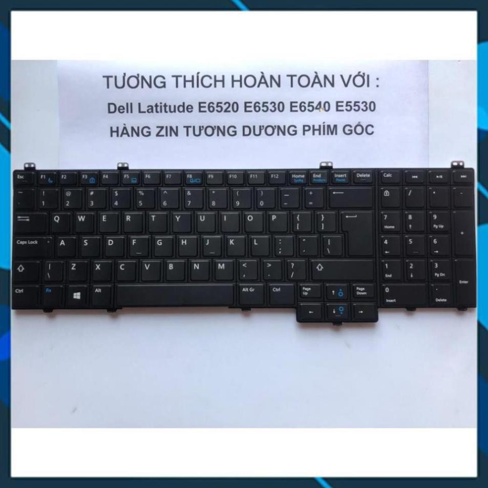 ⚡️[Loại xịn]  Bàn Phím Laptop Dell Latitude E6520 E6530 E6540 E5530 Hàng Mới 100% Bảo Hành 12 Tháng Toàn Quốc