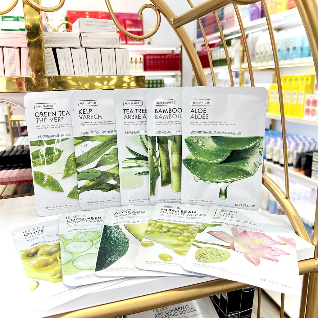 Mặt Nạ THEFACESHOP Mask Real Nature 20g