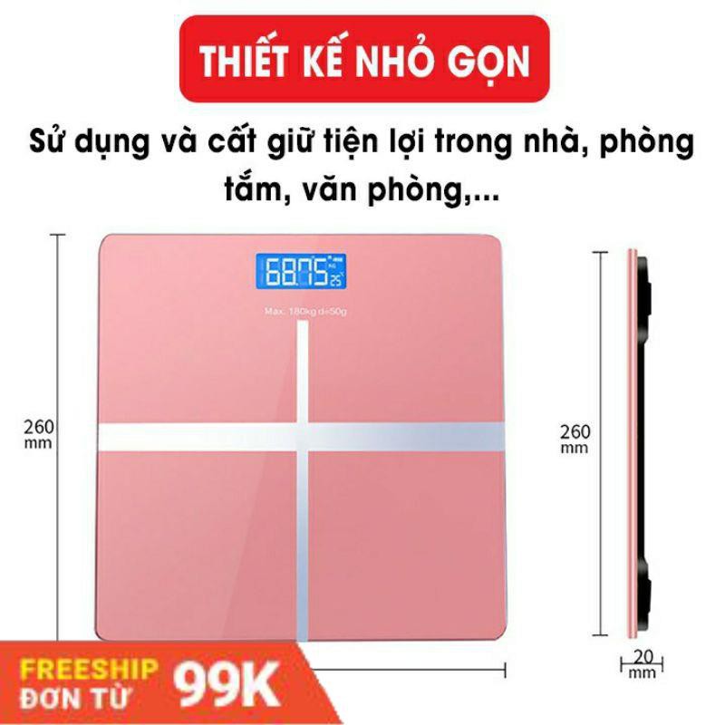 [Giảm 60%] Cân sức khỏe gia đình xịn - Cân điện tử - Bền tốt, độ chính xác cao - có sẵn pin