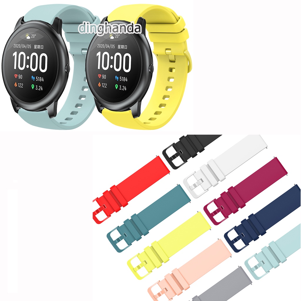 Dây Đeo Thay Thế Bằng Silicone Cho Đồng Hồ Haylou Solar LS05 RT LS05S RS3 LS04 RT2 LS10 GST