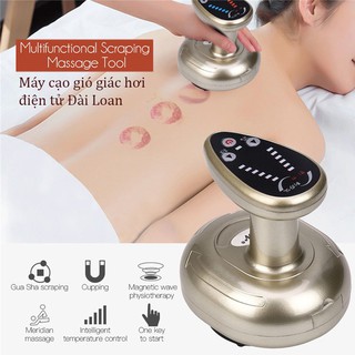 Máy Giác Hơi Điện Tử - Cạo Gió Giác Hơi Tiện Dụng Không Gây Bỏng Rát Tặng Kèm Adapter + 2 Chai Dầu Cạo Gió