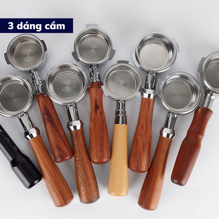 Tay cầm cà phê cán gỗ cẩm lai chống kiến mối mùi hương tự nhiên đẹp mắt 14,3cm đủ size chuyên cho quán bảo hành 1 đổi 1