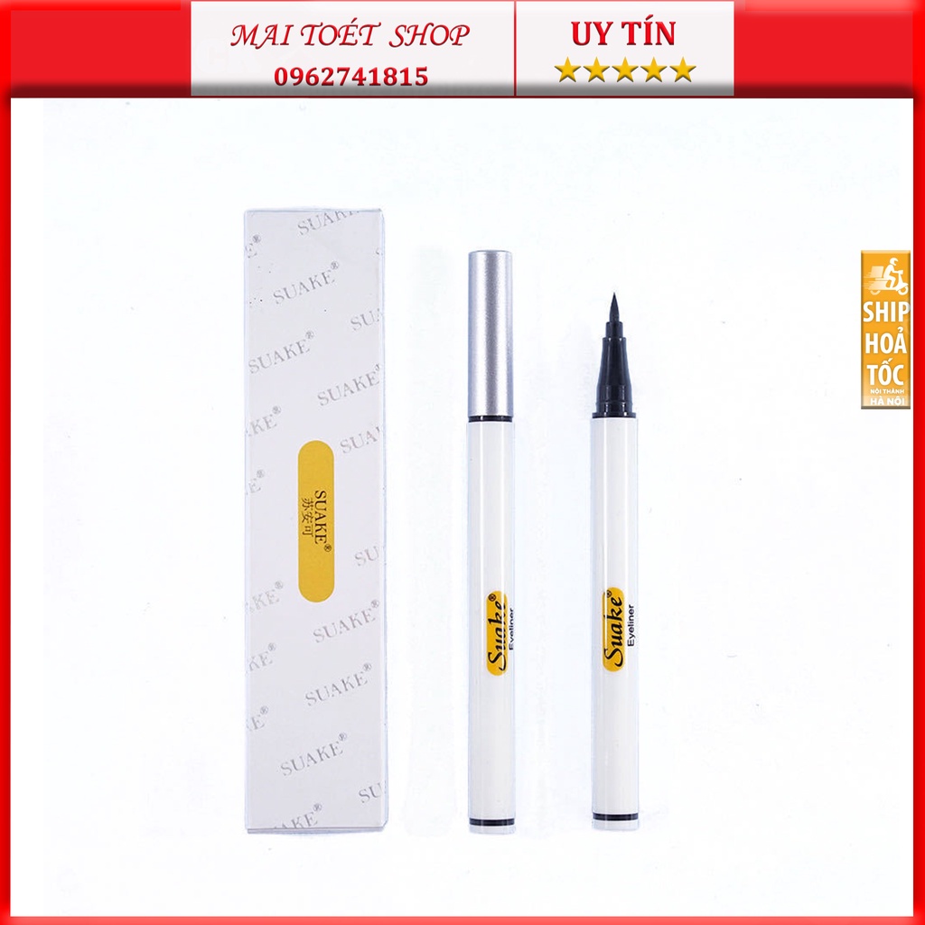 (K02)Bút kẻ mắt vỏ hộp trắng chống nước nhanh khô tiện dụng ,kẻ mắt nước chính hãng nội địa trung