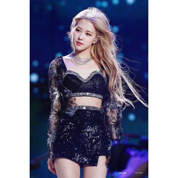 tranh đính đá nhóm nhạc blackpink-rosé