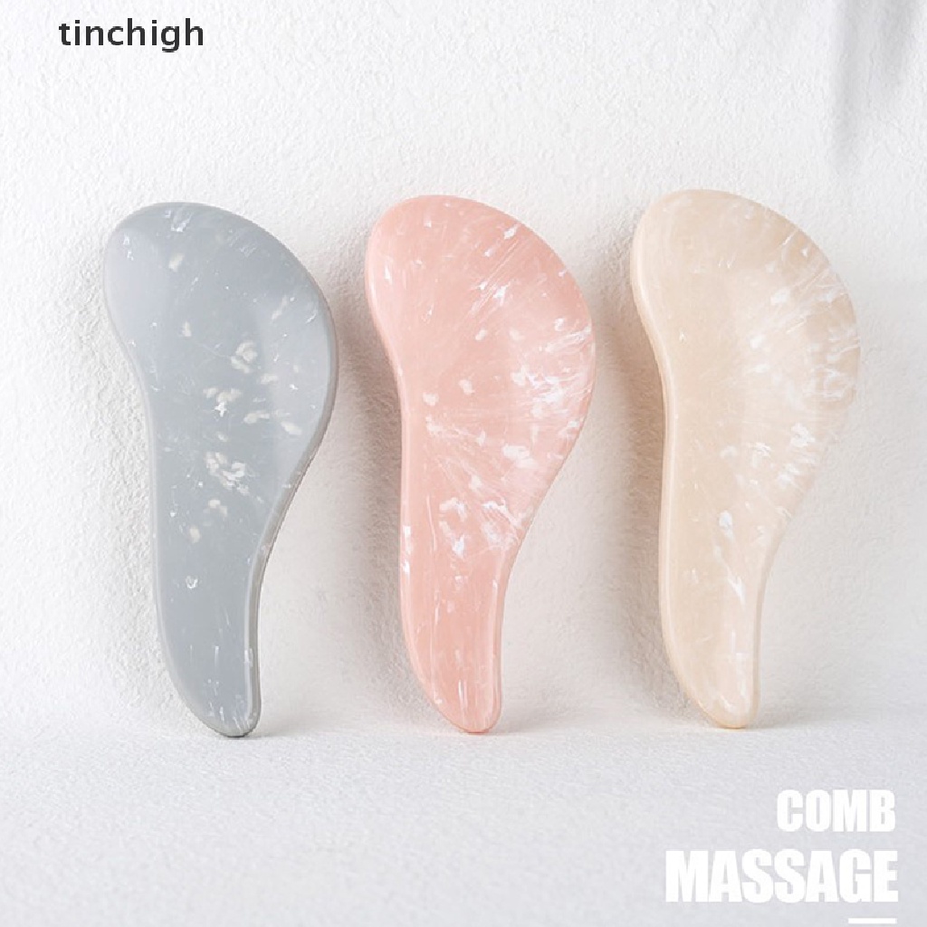 (Hàng Mới Về) Lược Chải Tóc Chống Tĩnh Điện Đính Đá Tam Giác