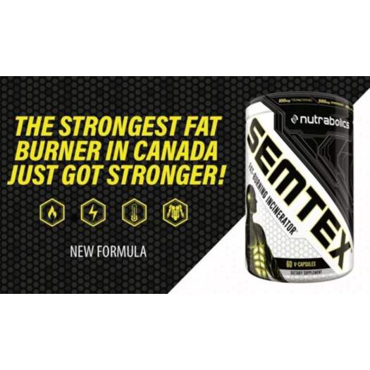 Semtex Đốt Mỡ Giảm Cân Giảm Mỡ Bụng Thon Gọn Cơ Thể Hỗ Trợ Giảm Mỡ Nutrabolics Semtex Fat Burning (60 viên)