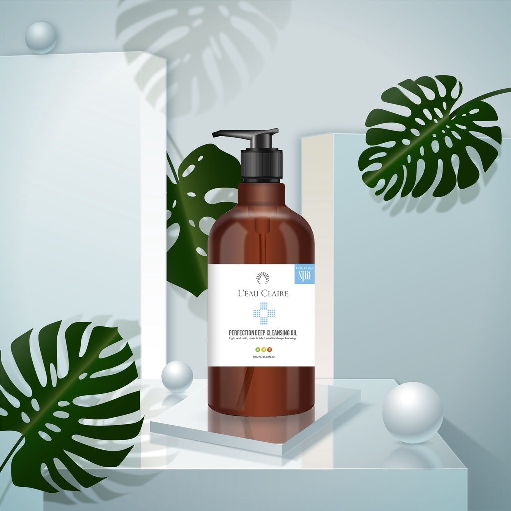 Dầu tẩy trang làm sạch sâu và cấp ẩm L'eau Claire Perfection Deep Cleansing Oil 1000ml