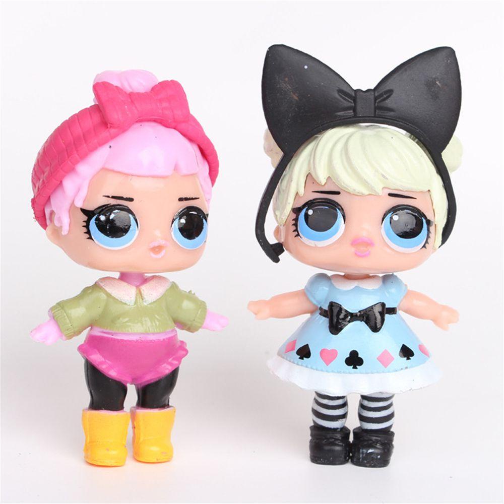 Set 8 Mô Hình Búp Bê Hoạt Hình Kawaii