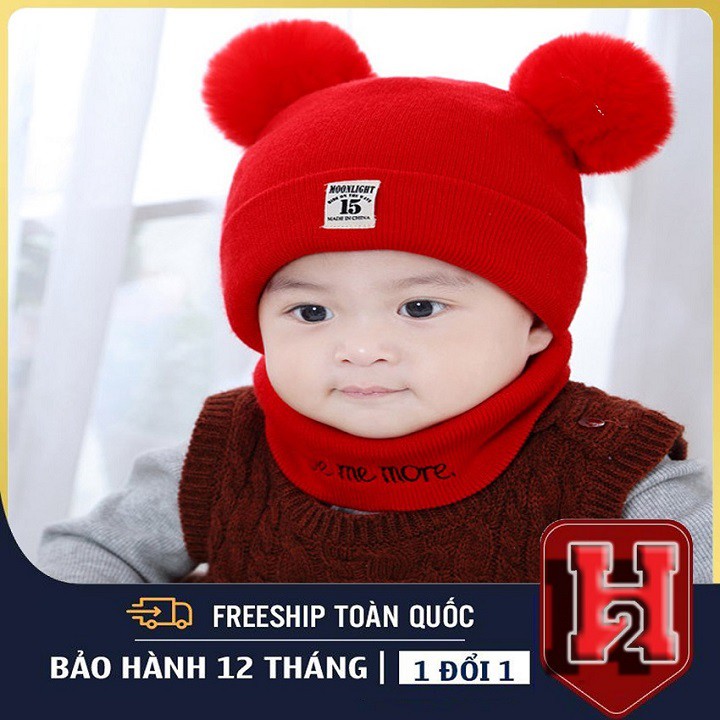 HOT TREND  Mũ Lông Cừu Hình Gấu Trùm Cổ Cho Bé Siêu Ấm Áp