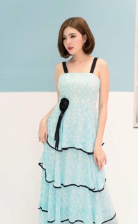 MAXI HOA XANH BÈO TẦNG