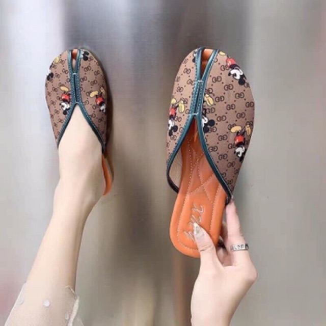 Giầy sục nâu hở mũi | BigBuy360 - bigbuy360.vn