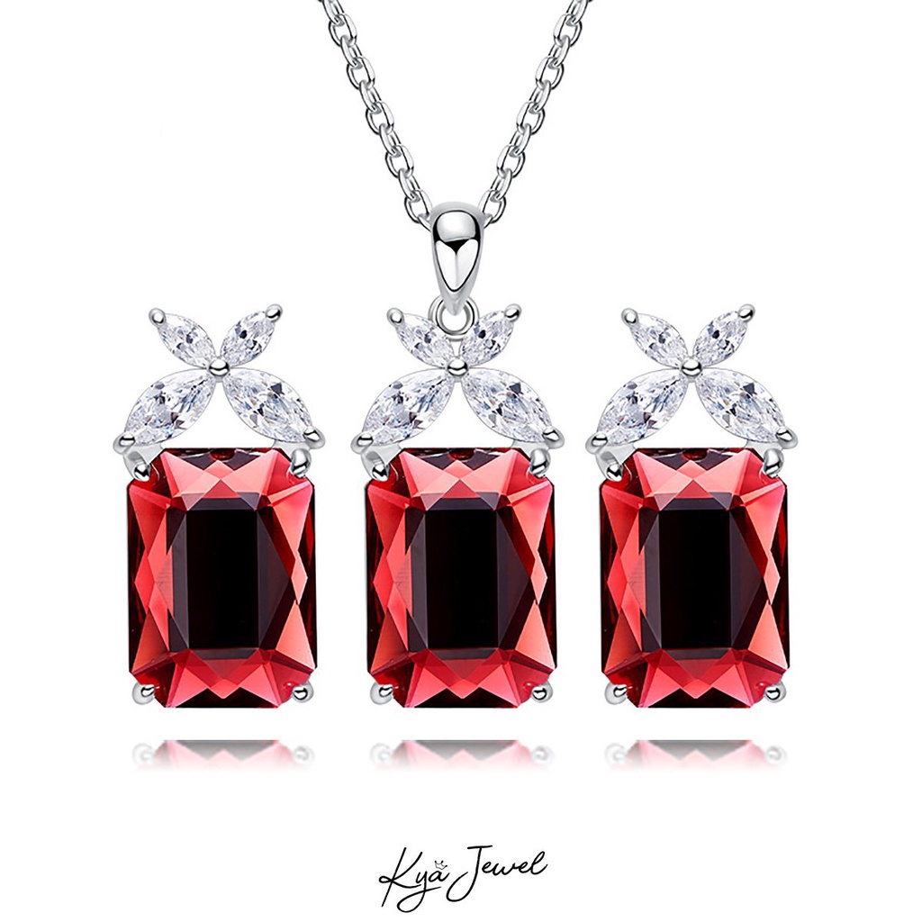 Bộ trang sức Kya Jewel đá Swarovski kèm họa tiết sang trọng