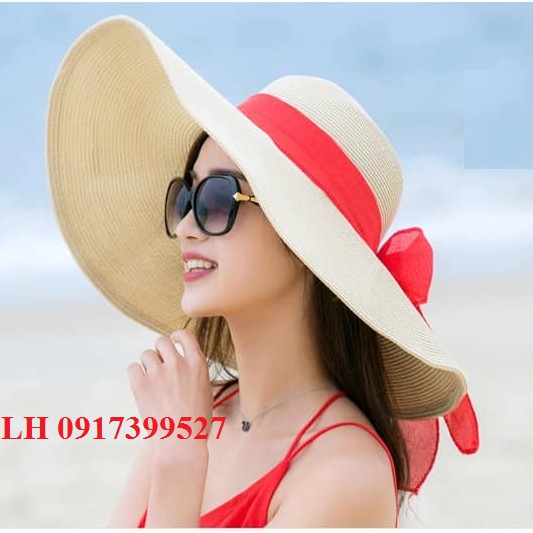 Nón rộng vành đi biển, mũ rộng vành đi biển