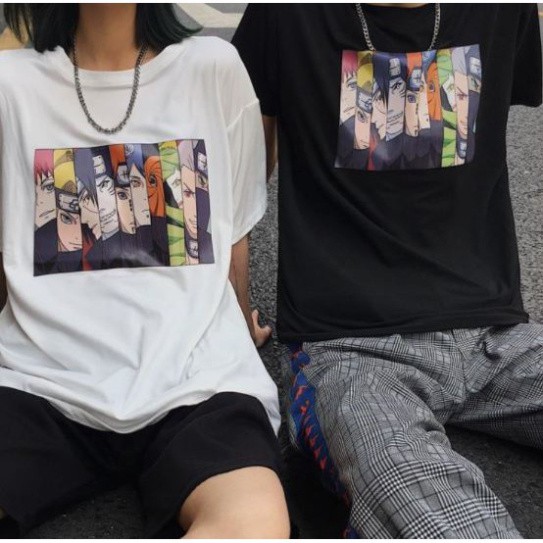 Áo thun tay lỡ Unisex Awesometee, áo phông form rộng anime naruto  ATL M3000-60