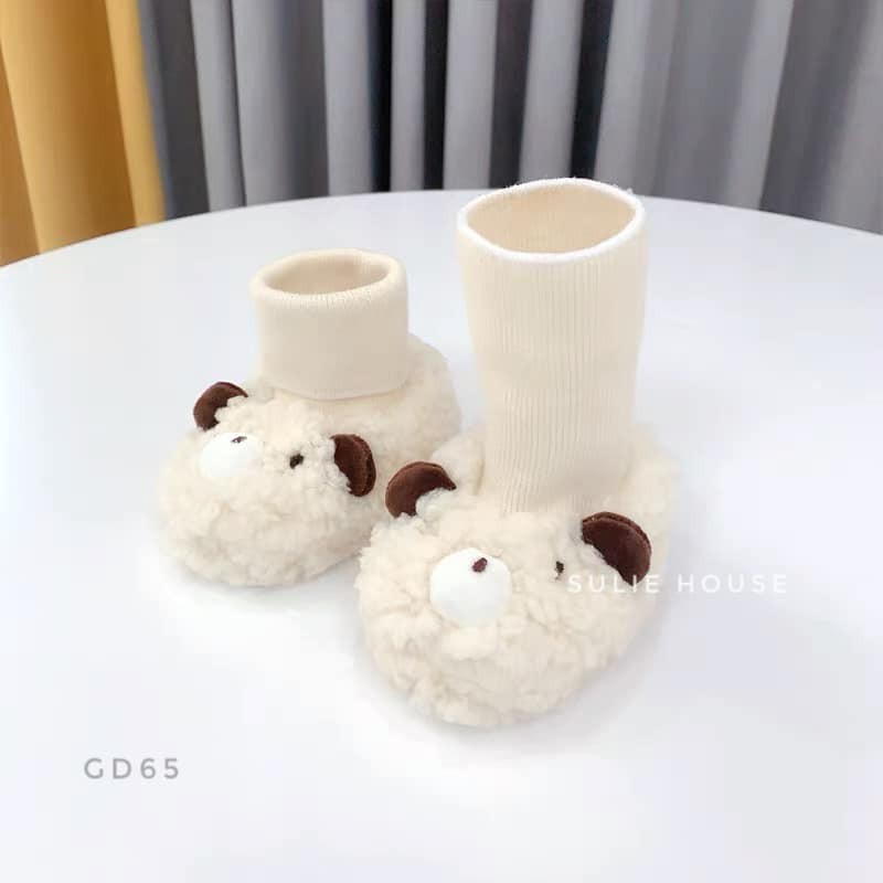 Tổng hợp Giày tất cổ cao lót lông cừu cao cấp cho bé