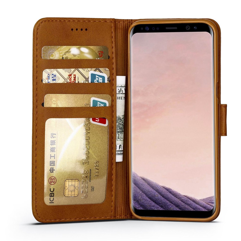 SAMSUNG GALAXY S8+ PLUS S8 Bao da điện thoại thời trang cao cấp cho