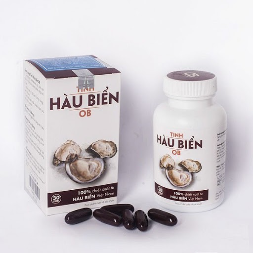 Tinh Hàu Biển OB Hộp 30 viên - Hàu OB NEW 20 viên (Mẫu mới)