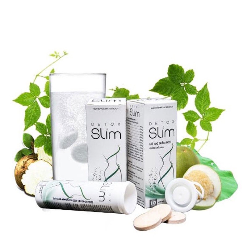 Detox slim viên sủi giảm cân hộp 20 viên . | BigBuy360 - bigbuy360.vn