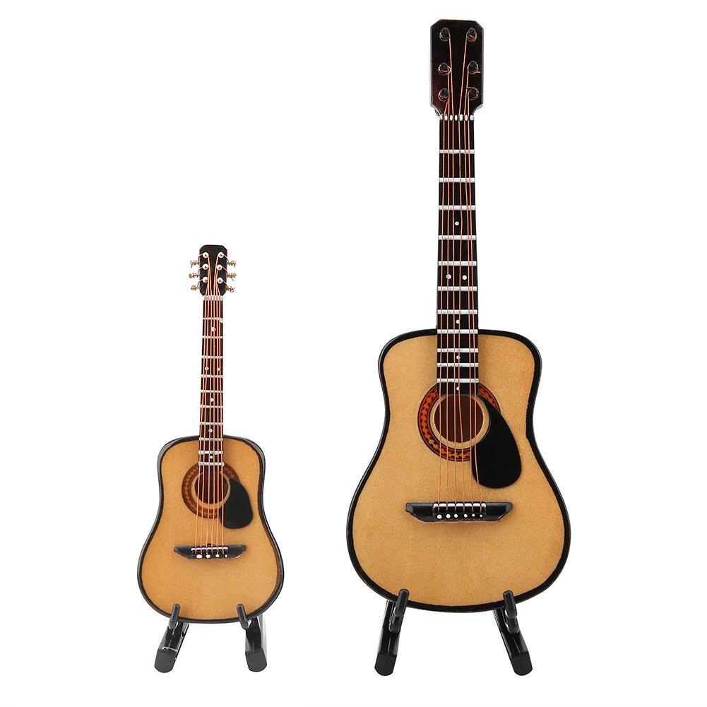 Mô Hình Đàn Guitar Mini Bằng Gỗ Dùng Để Trang Trí