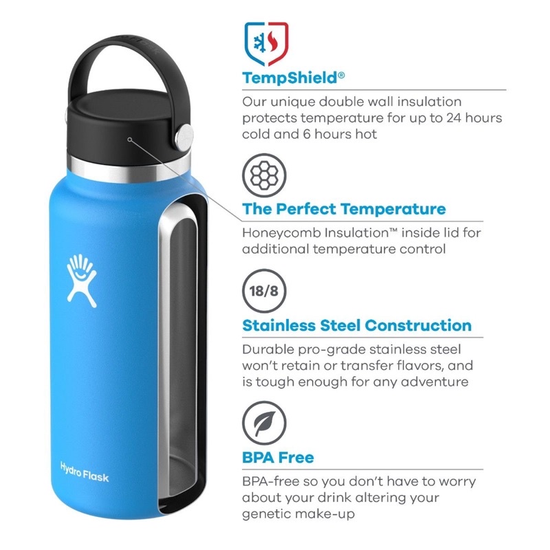Bình Giữ Nhiệt Bản Giới Hạn Hydro Flask Limited Edition 21oz/32oz Standard/Wide Mouth #Firefly